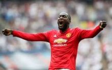 Selebrasi Romelu Lukaku usai mencetak gol. Foto (internet)