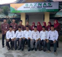  Badan Amil Zakat Nasional Kabupaten Siak mendapat predikat Opini Wajar Tanpa Pengecualian (WTP)/lin