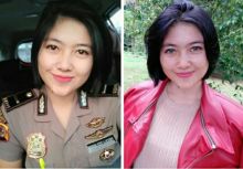 Polwan cantik Ipda Tissy asal Manado (foto/instagram) 