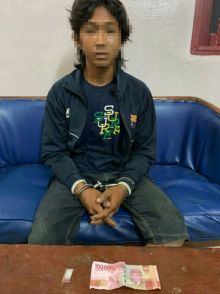 Tersangka sabu yang diamankan Polisi/hari