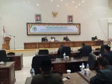 Rapat Paripurna tanggapan terhadap Pandangan Umum Fraksi tentang Ranperda Kabupaten Indragiri Hilir/ADV