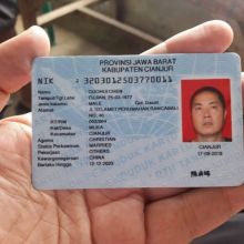 WNA asal China yang memiliki e-KTP