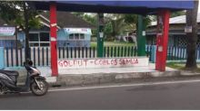 Aksi Coret Ajak Golput Aktif Marak di Medan