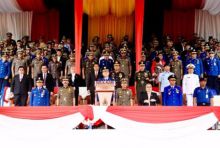 Upacara Peringatan HUT Damkar, Satpol PP dan Sat Linmas