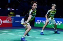 Pasangan ganda putra kebanggaan Indonesia, Kevin dan Marcus. Foto: int 