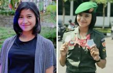 Senyuman tentara AD ini bikin netizen naksir (foto/int) 