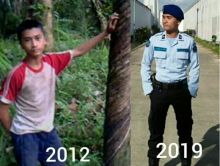 Dulu petani karet sekarang sukses jadi PNS (foto/instagram) 