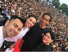 Raffi Ahmad dan Jokowi (foto/instagram) 