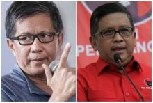 Rocky Gerung dan Hasto Kristiyanto