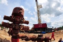 Aktivitas pada salah satu lapangan migas di Provinsi Riau. (ilustrasi/foto: int)