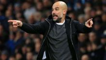 Pelatih Man City Pep Guardiola 