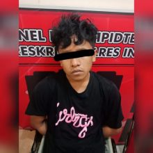 Pelaku curanmor yang diamankan polisi/rgo