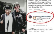 Atta Halilintar foto dengan Kiai Ma'ruf disindir netizen (foto/instagram) 