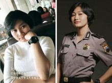 Bripda Sekar Polwan cantik di Jawa Tengah (foto/instagram) 