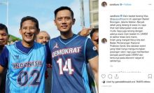 Sandiaga Uno Pamer Foto Main Basket Bareng AHY