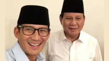 Capres dan Cawapres Nomor Urut 02, Prabowo Subianto dan Sandiaga Uno