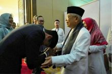 Sandiaga Uno berjumpa Kiai Ma'ruf (foto/instagram) 