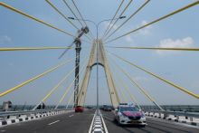 Jembatan Siak IV Sudah Bisa Dilalui Warga