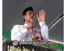 Video Ustaz Abdul Somad menahan tangis di depan jamaah (foto/instagram) 