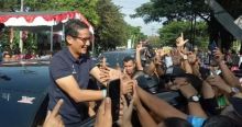 Sandiaga Uno bertemu relawan dan simpatisan di Banyuwangi, Jawa Timur . Foto: int 