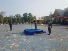 Upacara HUT Satpol PP dan Satlinmas di Pimpin Walikota Dumai Drs. Zulkifli AS/zal