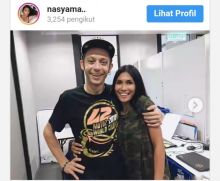 Nasya Marbun dan Valentino Rossi