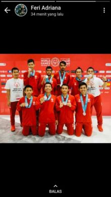 Salah seorang atlet Kuasning yang akan memperkuat Timnas/zar