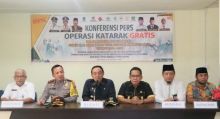 Bupati Inhil, HM Wardan menghadiri acara pembukaan Operasi Katarak Gratis/ADV