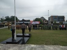 Apel pasukan dalam rangka kesiapan pengamanan Kampanye terbuka /hari