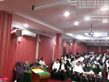Pelantikan pengawas tempat pemungutan suara (PTPS) se-Kecamatan Bengkalis pada pemilihan legislatif dan Pilpres/hari