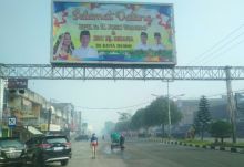 Kabut asap Pekat mulai menyelemuti Kota Dumai, Jumat (29/3/2019) pagi