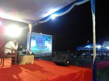 Prof. Dr. H. Said Agil Husin Al Munawar, MA memberikan tausiyah/ist