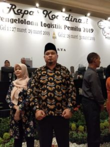 Ketua Komisi Pemilihan Umum (KPU) Bengkalis Fadhillah Al Mausuly /hari