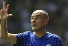 Sarri antarkan Chelsea menang atas Cardiff City (foto/int) 