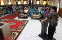 Bupati Siak Alfedri di Gedung Tengku Mahratu Siak Sri Indrapura./lin