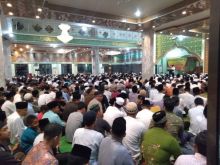 Ribuan warga Bengkalis menghadiri peringatan Israk Mikraj/hari