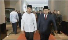 Petahana Joko Widodo dan Capres Nomor Urut 02, Prabowo Subianto