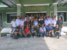 Coffee Morning  Dandim Bengkalis dengan Sejumlah Wartawan,/hari