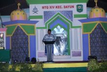 Bupati H Alfedri membuka MTQ Tingkat Kecamatan Dayun, Siak/lin
