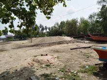 Tumpukan pasir laut/hari