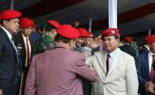 Capres 02 Prabowo Subianto hadiri HUT Kopassus (foto/instagram)