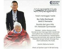 Ibunda Ustaz Aa Gym meninggal dunia (foto/int)