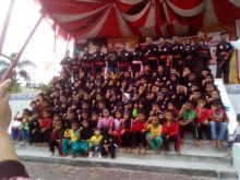 Perguruan Pencak Silat Elang Kesatria Bengkalis Gelar Jalan Santai/hari