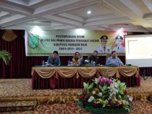 Bupati Indragiri Hilir (Inhil) HM Wardan membuka acara pembukaan penyempurnaan RPJMD, Renstra dan Pohon Kinerja Perangkat Daerah /ADV