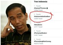 Presiden Jokowi bersama Wapres Jusuf Kalla rapat bersama menteri bahas kemungkinan Ibu Kota Negara dipindahkan jadi trending topik (foto/int)