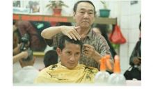 Sandiaga Uno pangkas rambut (foto/instagram)