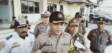 Kapolres Bengkalis AKBP Yusuf Rahmanto SIK MH saat diwawancarai/hari