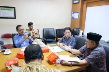  Penandatanganan perjanjian pinjam pakai yang dilakukan antara Dirjen Kekayaan Negara Kemenkeu RI Purnama T. Sianturi dengan Bupati Alfedri/lin