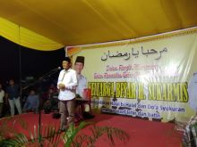 H Sukarmis saat menyampaikan sambutan/zar