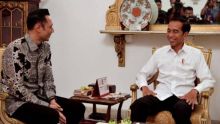 Agus Harimurti Yudhoyono (AHY) dengan Presiden Joko Widodo 
